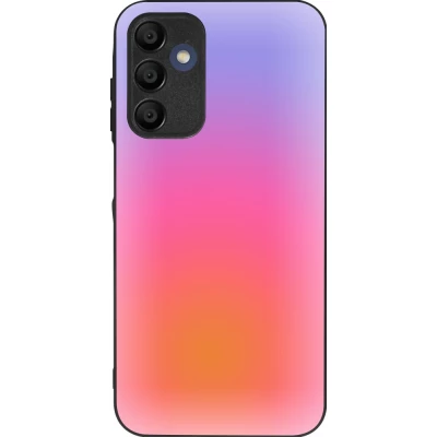 Samsung Galaxy A16 Case Hülle - Silikon schwarz Orange Pink Blue Gradient