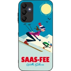 Samsung Galaxy A16 Case Hülle - Silikon schwarz Saas-Fee Ski Downhill