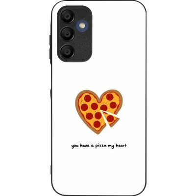 Samsung Galaxy A16 Case Hülle - Silikon schwarz Saint Valentines Day 26 You have my pizza heart