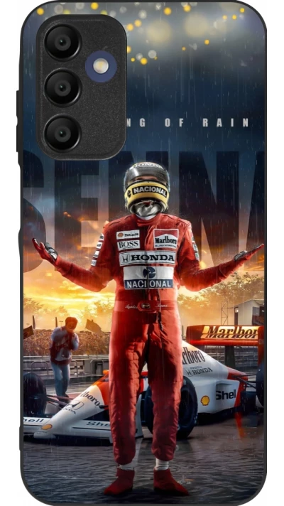 Samsung Galaxy A16 Case Hülle - Silikon schwarz Senna The King of Rain