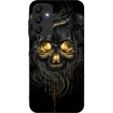 Samsung Galaxy A16 Case Hülle - Silikon schwarz Skull 02