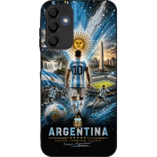Samsung Galaxy A16 Case Hülle - Silikon schwarz Fussball Argentinien splash 2026