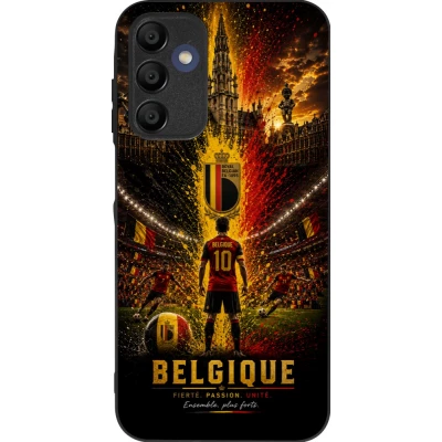 Samsung Galaxy A16 Case Hülle - Silikon schwarz Fussball Belgien splash 2026