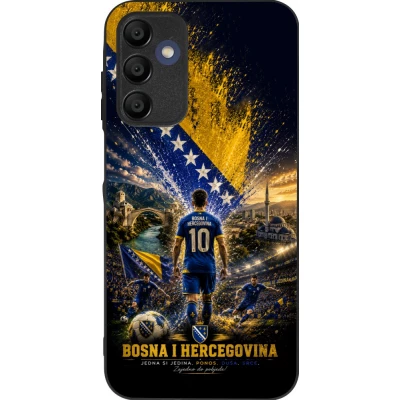 Samsung Galaxy A16 Case Hülle - Silikon schwarz Fussball Bosnien und Herzegowina splash 2026