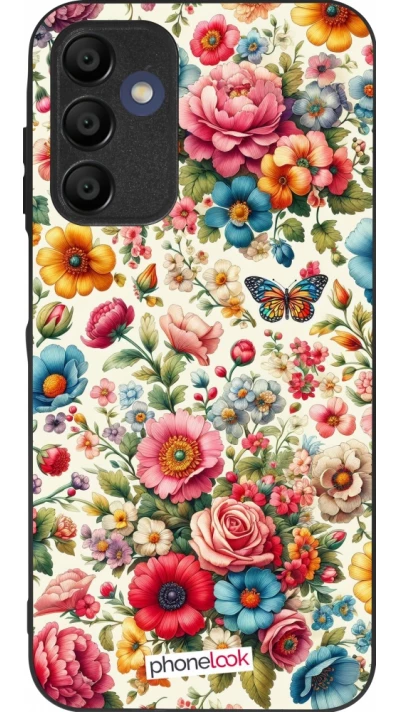 Samsung Galaxy A16 Case Hülle - Silikon schwarz Spring 25 fruehling bluetend