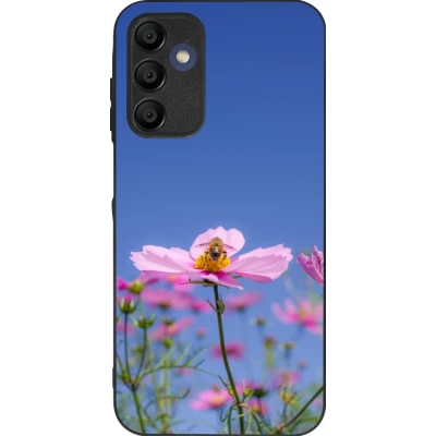 Samsung Galaxy A16 Case Hülle - Silikon schwarz Bee on a flower Spring 2026