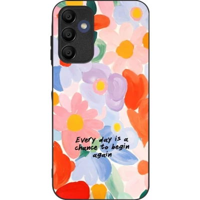 Coque Samsung Galaxy A16 - Silicone rigide noir Every day is a chance Spring 2026