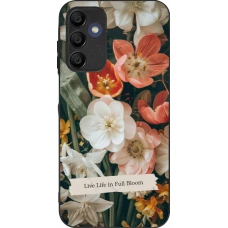 Samsung Galaxy A16 Case Hülle - Silikon schwarz Full Bloom Spring 2026