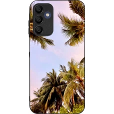 Coque Samsung Galaxy A16 - Silicone rigide noir Summer 2023 palm tree vibe