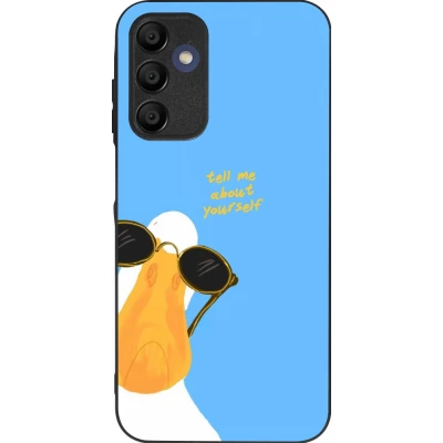 Samsung Galaxy A16 Case Hülle - Silikon schwarz Tell me about yourself Summer 2026