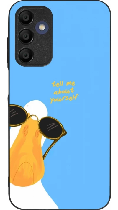 Coque Samsung Galaxy A16 - Silicone rigide noir Tell me about yourself Summer 2026