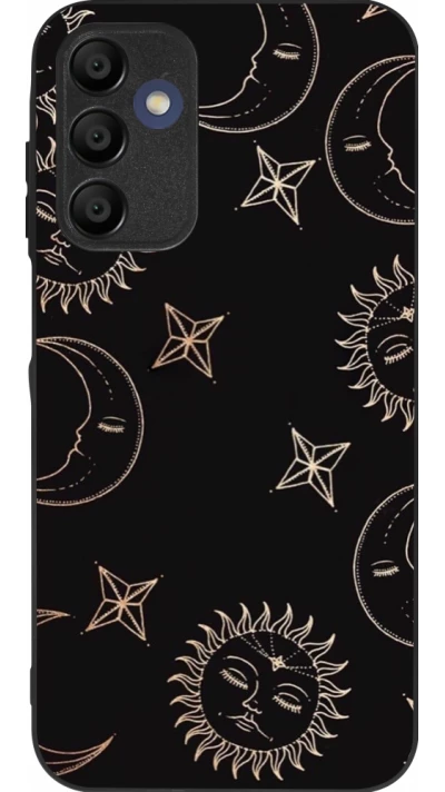 Samsung Galaxy A16 Case Hülle - Silikon schwarz Suns and Moons