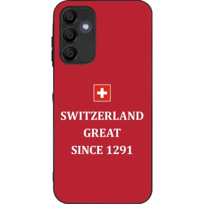 Samsung Galaxy A16 Case Hülle - Silikon schwarz Switzerland Great Since 1291