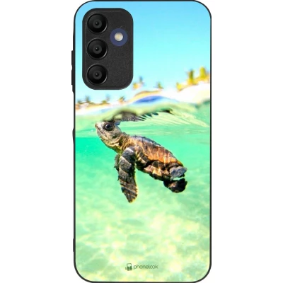 Coque Samsung Galaxy A16 - Silicone rigide noir Turtle Underwater