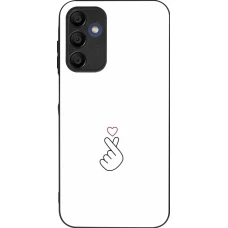 Samsung Galaxy A16 Case Hülle - Silikon schwarz Valentine 2024 heat by Millennials