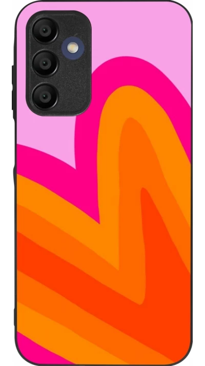 Samsung Galaxy A16 Case Hülle - Silikon schwarz Valentine 2024 heart gradient