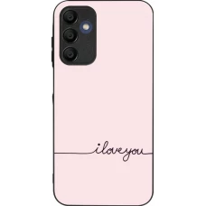 Samsung Galaxy A16 Case Hülle - Silikon schwarz Valentine 2023 i love you writing