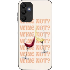 Coque Samsung Galaxy A16 - Silicone rigide noir Wine not
