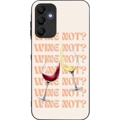 Coque Samsung Galaxy A16 - Silicone rigide noir Wine not