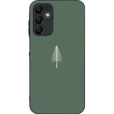 Coque Samsung Galaxy A16 - Silicone rigide noir Christmas 22 minimalist tree