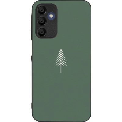 Coque Samsung Galaxy A16 - Silicone rigide noir Christmas 22 minimalist tree
