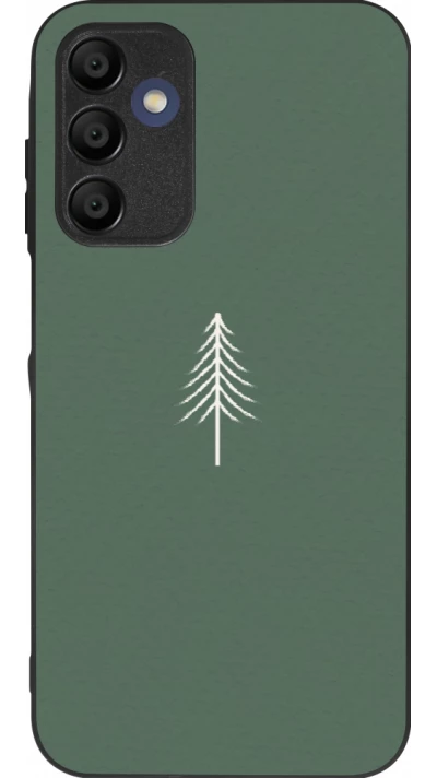Samsung Galaxy A16 Case Hülle - Silikon schwarz Christmas 22 minimalist tree