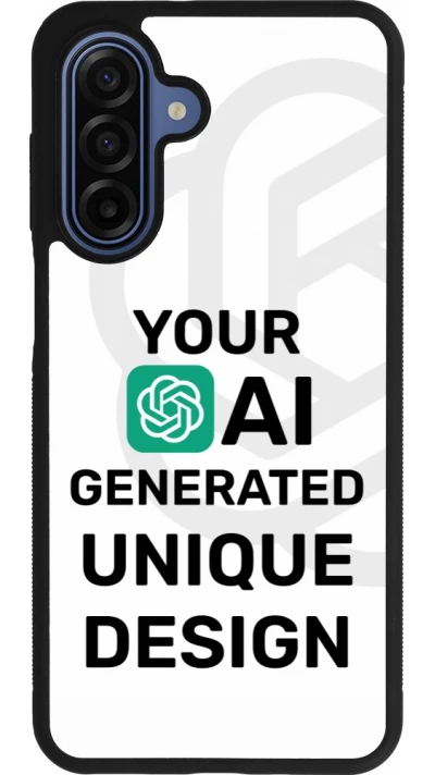 Samsung Galaxy A17 Case Hülle - Silikon schwarz Weltweit einzigartig erstellt dank Deiner Kreativität und künstlicher Intelligenz (KI)