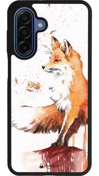 Coque Samsung Galaxy A17 - Silicone rigide noir Autumn 21 Fox