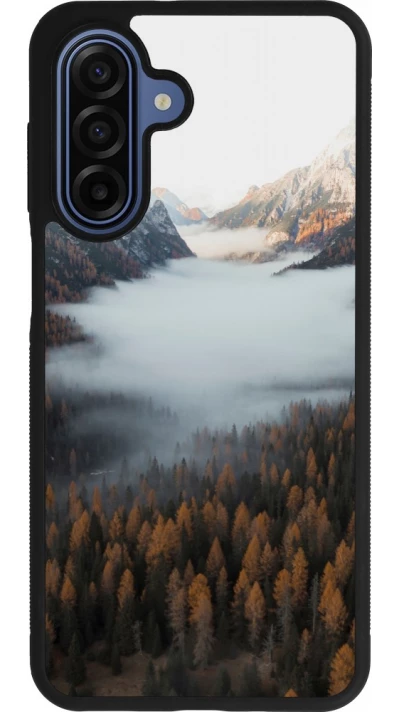 Coque Samsung Galaxy A17 - Silicone rigide noir Autumn 22 forest lanscape