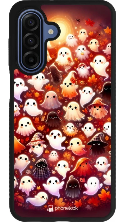 Coque Samsung Galaxy A17 - Silicone rigide noir Fantômes automne mignons