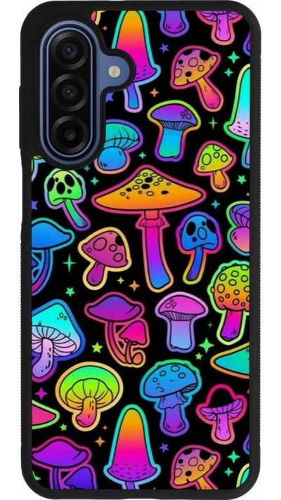 Coque Samsung Galaxy A17 - Silicone rigide noir Autumn 2024 magic mushrooms