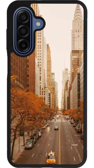 Coque Samsung Galaxy A17 - Silicone rigide noir Autumn 2024 New York city