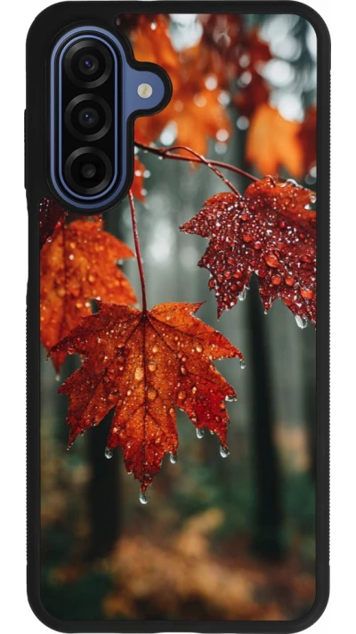 Coque Samsung Galaxy A17 - Silicone rigide noir Autumn 25 Rain