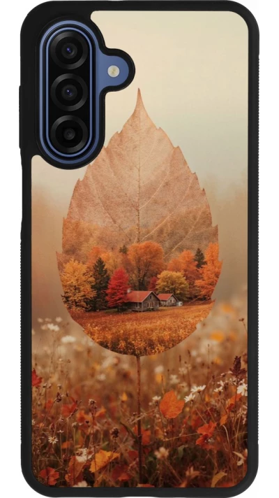Samsung Galaxy A17 Case Hülle - Silikon schwarz Autumn 26 Autumn leaf