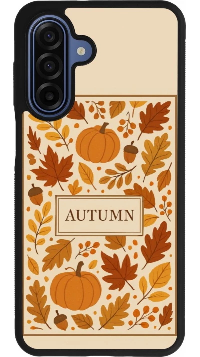 Samsung Galaxy A17 Case Hülle - Silikon schwarz Autumn 26 Hello autumn