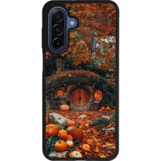 Samsung Galaxy A17 Case Hülle - Silikon schwarz Autumn 26 Hobbit house
