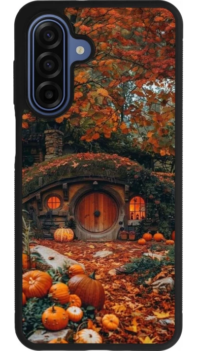 Samsung Galaxy A17 Case Hülle - Silikon schwarz Autumn 26 Hobbit house