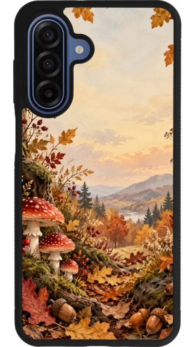 Samsung Galaxy A17 Case Hülle - Silikon schwarz Autumn 26 Illustrated Autumn