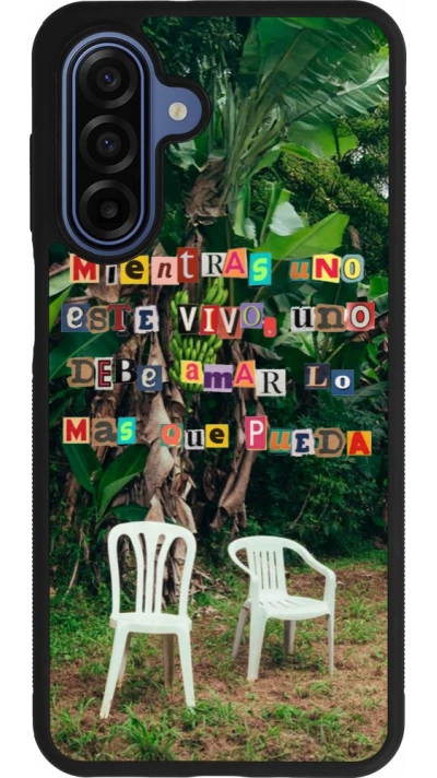 Coque Samsung Galaxy A17 - Silicone rigide noir Chairs DTMF