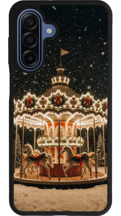 Coque Samsung Galaxy A17 - Silicone rigide noir Christmas 25 Carousel