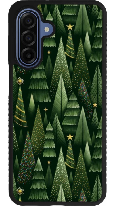 Coque Samsung Galaxy A17 - Silicone rigide noir Christmas 25 Pattern Xmas Tree