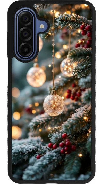Coque Samsung Galaxy A17 - Silicone rigide noir Christmas 25 Xmas Decorated Tree