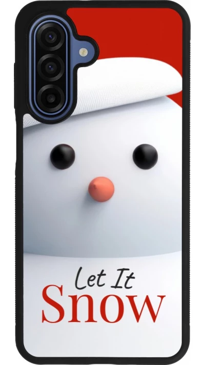 Coque Samsung Galaxy A17 - Silicone rigide noir Christmas 25 Xmas Snowman