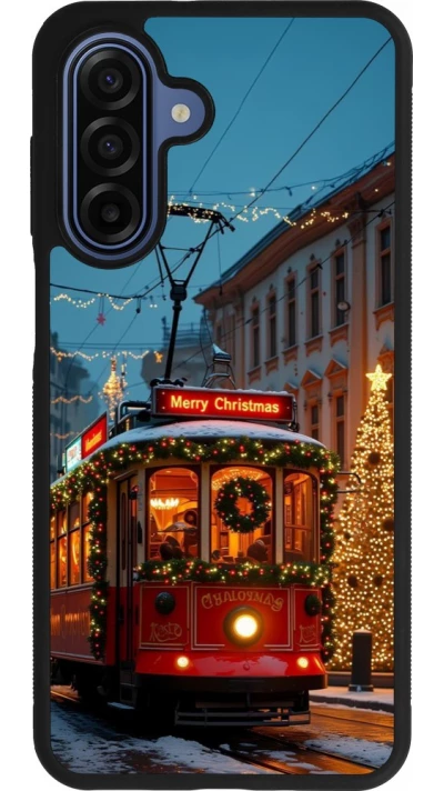 Coque Samsung Galaxy A17 - Silicone rigide noir Christmas 25 Xmas Train