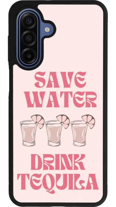 Coque Samsung Galaxy A17 - Silicone rigide noir Cocktail Save Water Drink Tequila