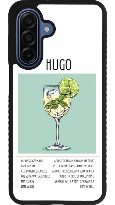 Coque Samsung Galaxy A17 - Silicone rigide noir Cocktail recette Hugo