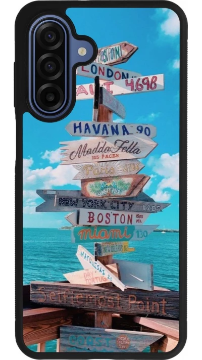 Coque Samsung Galaxy A17 - Silicone rigide noir Cool Cities Directions