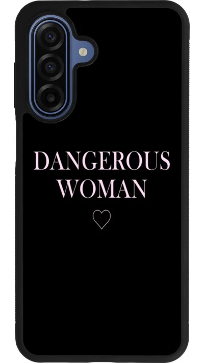 Coque Samsung Galaxy A17 - Silicone rigide noir Dangerous woman