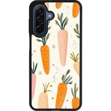 Samsung Galaxy A17 Case Hülle - Silikon schwarz Easter 2026 Illustration carrots