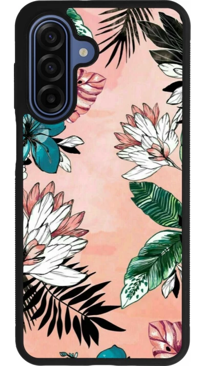 Coque Samsung Galaxy A17 - Silicone rigide noir Flowers Artprint